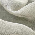 Тканина з льону, тюль для гардин 63006/2 сіро-бежева - Зображення 3