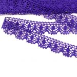 Мереживо 75088 345, фіолетовий, бузковий, 27 мм