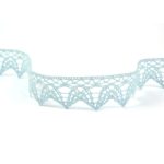 Мереживо 75206 084, блідо-синій, 33 мм