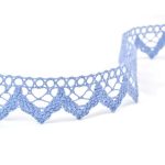 Мереживо 75220 016, блакитний, волошковий, 33 мм