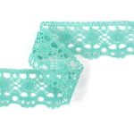 Мереживо 75238 365, аквамарин, 51 мм