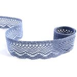 Мереживо 75414 016, блакитний, волошковий, 55 мм