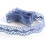 Мереживо 75416 016, блакитний, волошковий, 27 мм