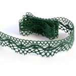 Мереживо 75416 073, темно-зелене, 27 мм