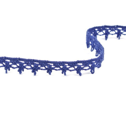 75535_06074,-12-mm Мереживо 75535 074, темно-синє, 12 мм - Зображення 1