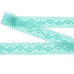 Мереживо 75577 365, аквамарин, 25 мм