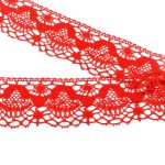 Мереживо 81289 013, червоний, 53 мм