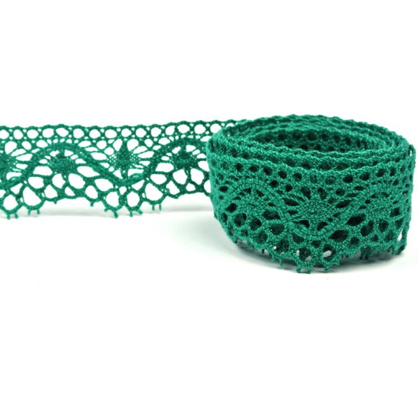 82129_06019,-25-mm Мереживо 82129 019, зелений, 25 мм - Зображення 1