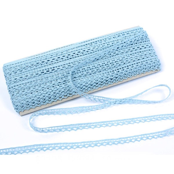 82195_06084,-10-mm Мереживо 82195 084, блідо-синій, 10 мм - Зображення 1