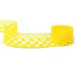 Мереживо 82222 181, жовте, 21 мм