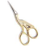 Ножиці DMC Golden Stork / Золота Лелека для обрізки ниток, 9 см, в чохлі