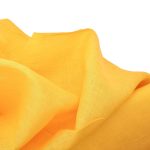 Лляна тканина 2с64/982 яскраво-жовта, сорочкова - Зображення 2