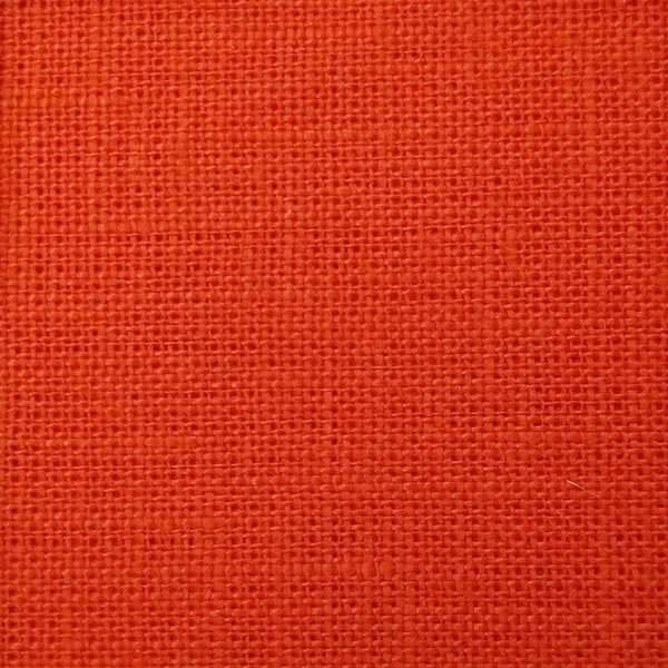 4c33-1226-1 Лляна тканина 4с33/1226 гарячо-помаранчева, костюмна - Зображення 1