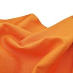 Лляна тканина 4с33/1250 оранжева, костюмна - Зображення 2