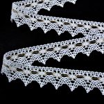 Мереживо 75041 10023, біле + золото, 40 мм