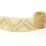 Мереживо 75052 075, карамель, 63 мм