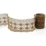 Мереживо 75076 185, темно-бежевий, 53 мм