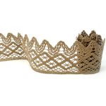 Мереживо 75293 185, темно-бежевий, 68 мм