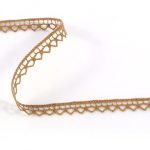 Мереживо 82195 185, темно-бежевий, 10 мм