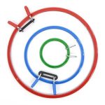 Пяльця круглі металеві NURGE Spring Metal Embroidery Hoops, кольорові