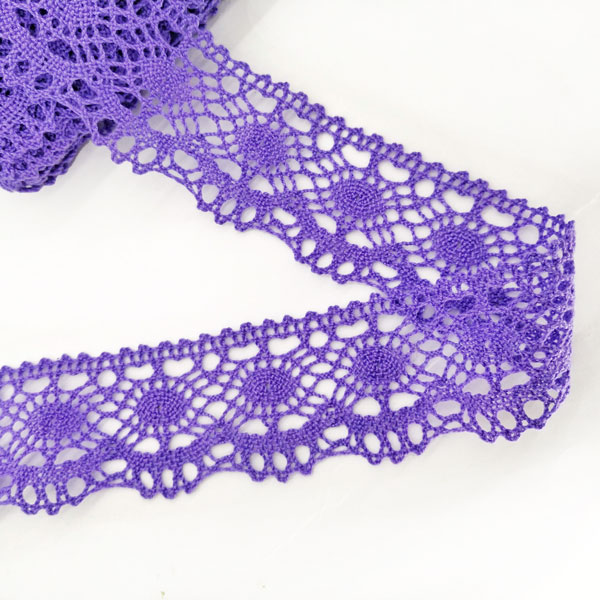 395-75238 Мереживо 75238 395, світло-фіолетовий, 51 мм - Зображення 1