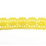 Мереживо 75187 181, жовте, 32 мм
