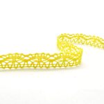 Мереживо 75395 181, жовте, 16 мм