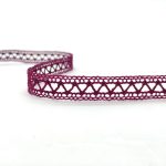 Мереживо 75526 018, фіолетовий, сливовий, 11 мм