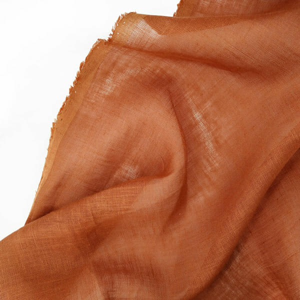02c129-381 Марлівка, лляна тканина 2с129/381 теракотова - Зображення 1