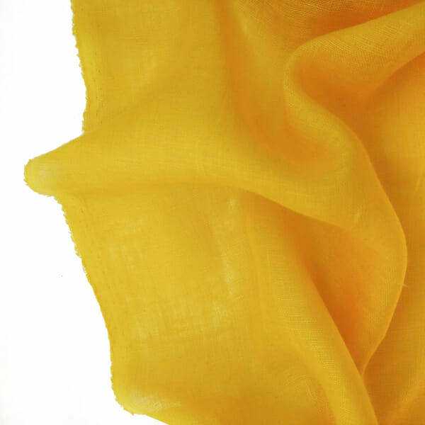 2c129-1363-01 Марлівка, лляна тканина 2с129/1363 жовта - Зображення 1