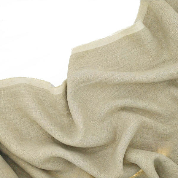 134516-01 Варена лляна тканина 88с215/330 натуральна сіра - Зображення 1