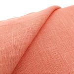 Лляна тканина 4с33/990 лососева, костюмна - Зображення 2