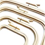 Пяльця прямокутні пластикові NURGE Plastic Embroidery Hoops з гвинтом - Зображення 2