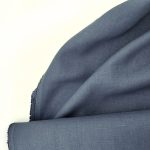 Лляна тканина 4с33/570 сіро-синя, костюмна - Зображення 2