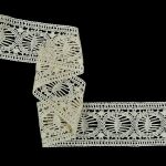 Мереживо 81672 200, суровий, нефарбоване, 73 мм - Зображення 2