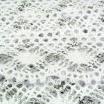 Мереживо 82231 10087, біле + срібло, 32 мм - Зображення 2