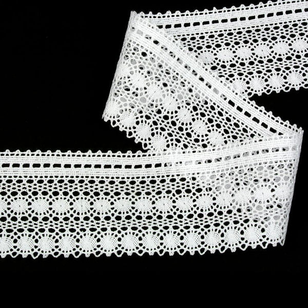 82240_06000-2 Мереживо 82240 000, біле, 50 мм - Зображення 1