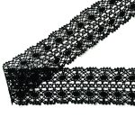 Мереживо 82309 100, чорне, 42 мм - Зображення 2