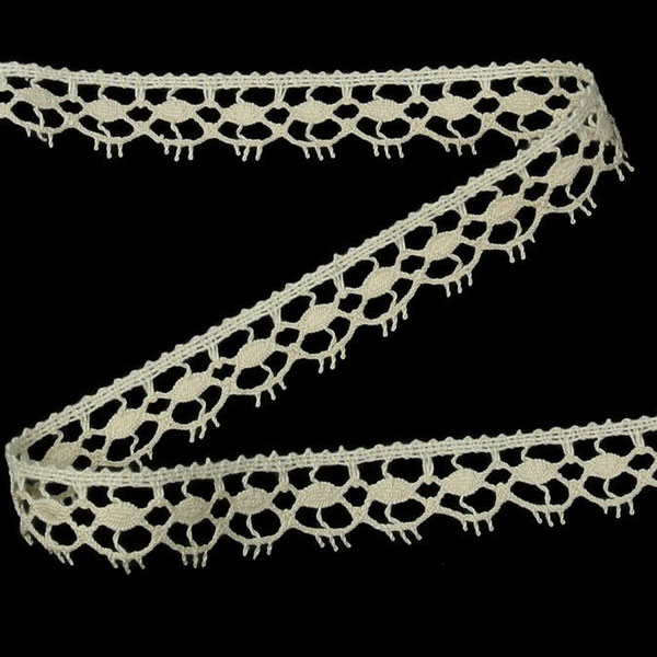 82322_06200-2 Мереживо 82322 200, суровий, нефарбоване, 13 мм - Зображення 1