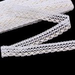 Мереживо 82327 10023, біле + золото, 27 мм - Зображення 2