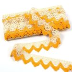 Мереживо 82334 170, екрю/жовте, 40 мм