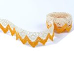 Мереживо 82334 170, екрю/жовте, 40 мм - Зображення 2