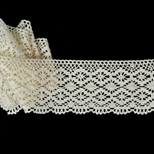 82336_06200-1 Мереживо 82336 200, суровий, нефарбоване, 95 мм - Зображення 1