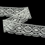 Мереживо 82339 21354, льон вибілений, 58 мм