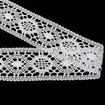 Мереживо 82340 000, біле, 55 мм