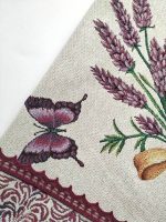 Іспанський гобелен 70*70 см / 100*100 см для скатертини малої 0В101 лаванда - Зображення 4