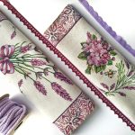 Іспанський гобелен у відрізах на подушки, скатертини, доріжки 0B101 лаванда