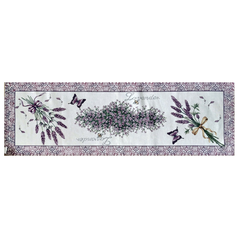 154017-02 Іспанський гобелен 40*100 см / 45*140 см для декоративної доріжки 0В101 лаванда - Зображення 1