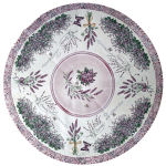 Іспанський гобелен круглий, діаметр 140 см для скатертини 0В101 лаванда