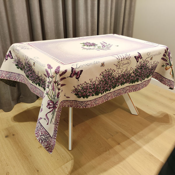 1605208855028 Скатертина з гобелену Лаванда, різні розміри, Іспанія - Зображення 1